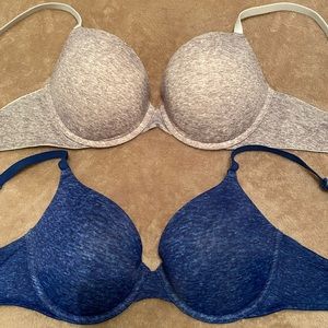 Bundle of 2, PINK by VS push up bras.